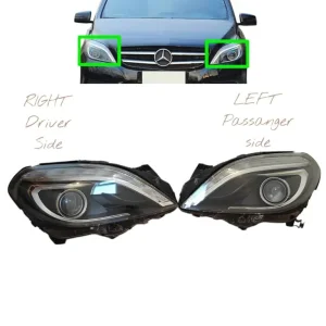 MERCEDES BENZ B CLASS W246 FRONT DRIVER HEADLIGHTS 2012-2015