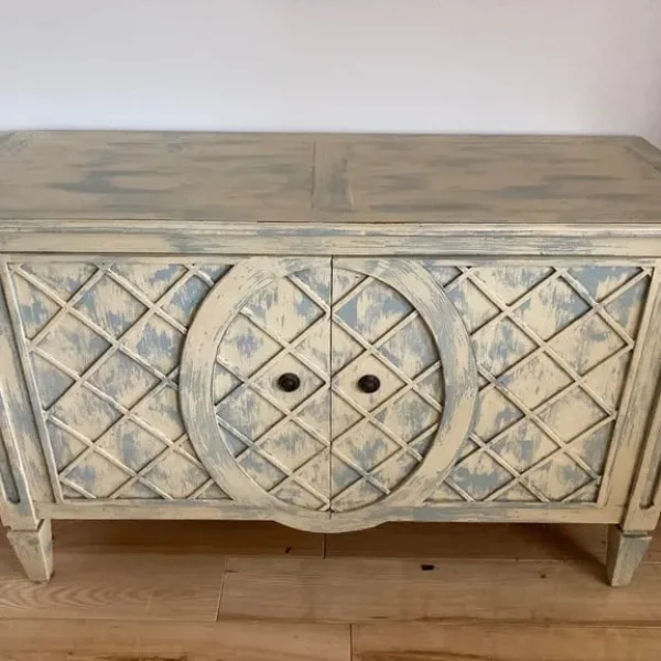 Lattice work sideboard
