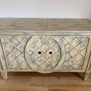 Lattice work sideboard