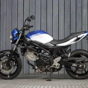2018 Suzuki SV650 Blue and White - Image 4