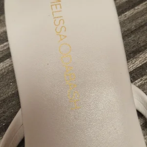 Melissa Odabash Leather Flip Flops Size 4 - Image 7