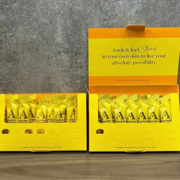 24 Absolute Collagen Mango & Mandarin Sachets - BBE May 2026/Aug 2026