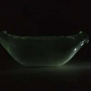 Uranium Glass Vintage Baby Feeder - Image 2