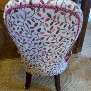 Victorian Nursing Chair - Newly Upholstered