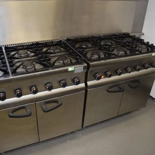 Lincat SLR9C/N Six Burner Gas Oven Range Silverlink