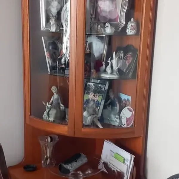 Nathan corner display cabinet