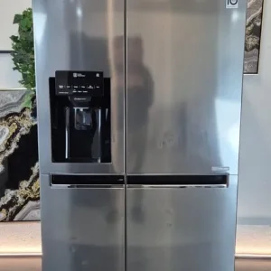 LG Inverter Linear Compressor GSL761PZXV Fridge Freezer 601L Shiny Steel