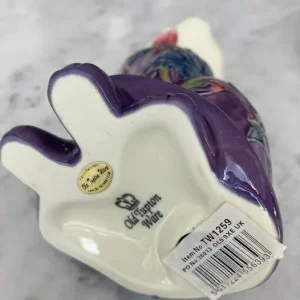 Tupton Ware Cat with Hibiscus Flower Decoration - Image 6