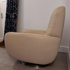 Natuzzi Reclining Leather Armchair - Image 2