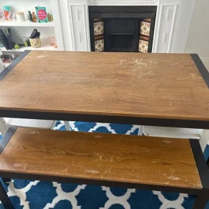 Dining table and benches - Image 3