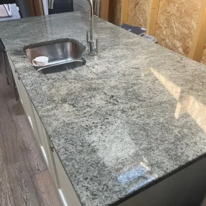Kitchen worktops sink and cupboards - Image 5