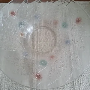 Chataignier decorated fruit dish