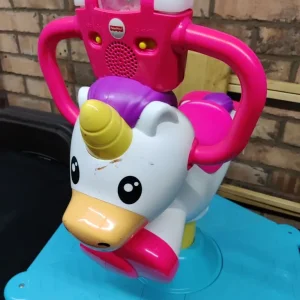 Fisher Price bounce and spin unicorn toy - Image 4