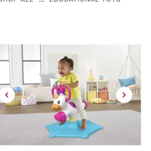 Fisher Price bounce and spin unicorn toy - Image 6