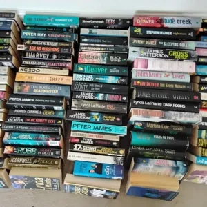 Collection of crime and thriller books