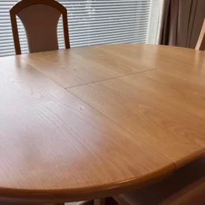 Mid Century Extending Dining Table and Four Chairs - Image 3