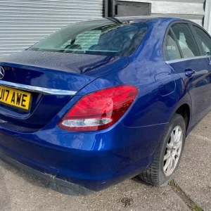 2017 Mercedes C-Class C200 2.0L Auto with 18" Alloy Wheels – Front Damage, Climate Control, Black Interior - Image 2