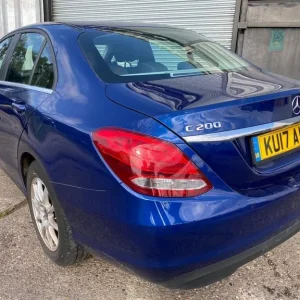 2017 Mercedes C-Class C200 2.0L Auto with 18" Alloy Wheels – Front Damage, Climate Control, Black Interior - Image 4
