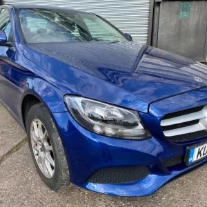 2017 Mercedes C-Class C200 2.0L Auto with 18" Alloy Wheels – Front Damage, Climate Control, Black Interior