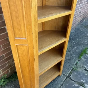 Oak Furniture Land rustic corner bookcase - Image 2