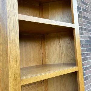 Oak Furniture Land rustic corner bookcase - Image 8