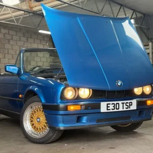 BMW E30 Convertible Neon Blue 1 of 150 - Image 2