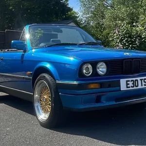 BMW E30 Convertible Neon Blue 1 of 150