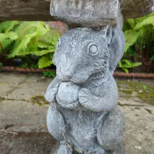 Rustic Concrete Garden Bench - Image 2