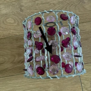 Pink and Purple Gem Lamp Shade (Ceiling Fitting) - Image 2