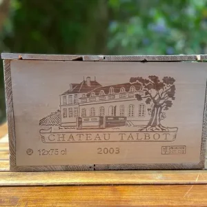3 Vintage French Wine Boxes Grey