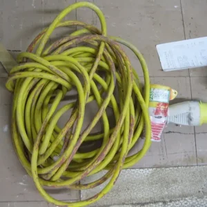 110V Yellow Building Site Extension Cable 14M - Image 2