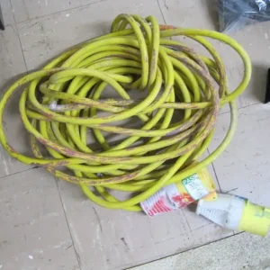 110V Yellow Building Site Extension Cable 14M - Image 3