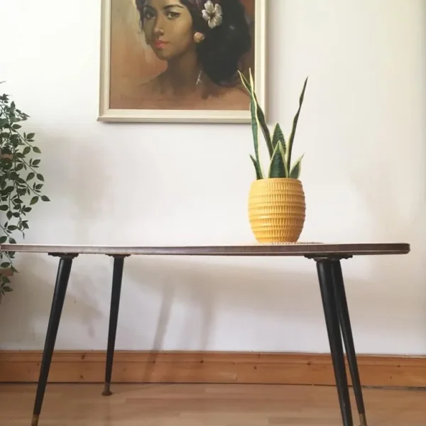 Vintage Mid Century Walnut Coffee Table