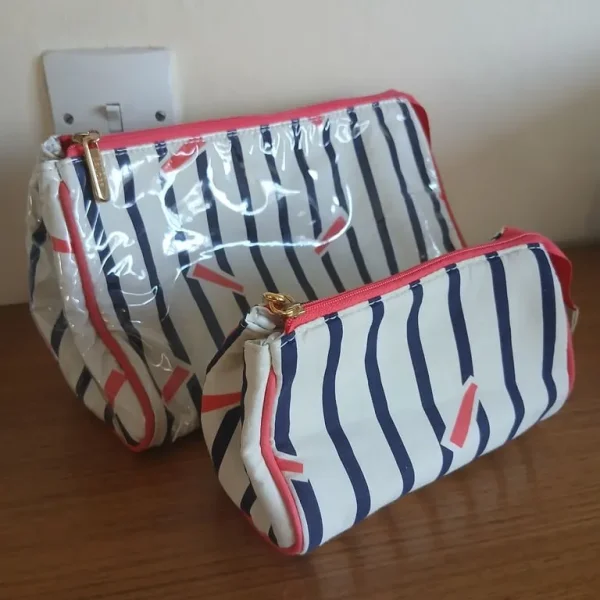 Vintage 1980s Estée Lauder Washbag & Matching Make-Up Bag