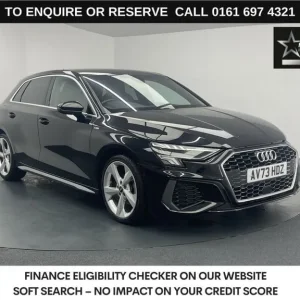 2023 Audi A3 S Line Sportback 2.0 TDI Diesel