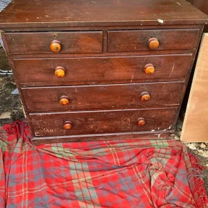 Vintage Pine Chest of Drawers