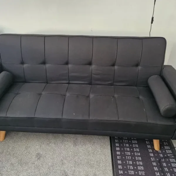 Black soft bed