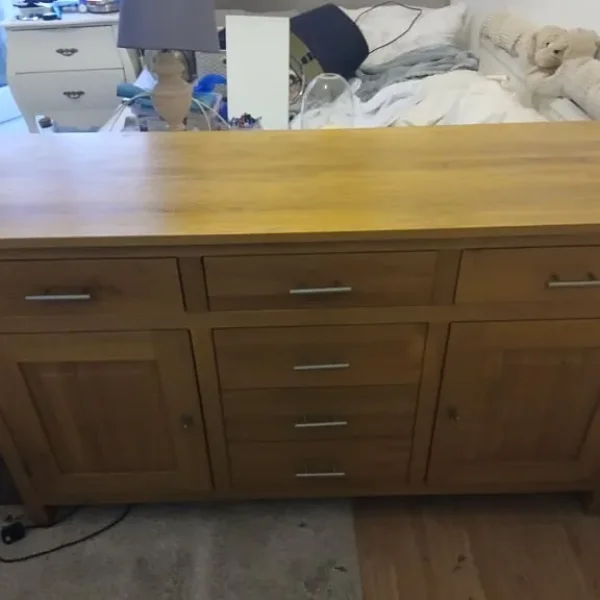 Solid wood sideboard