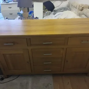Solid wood sideboard