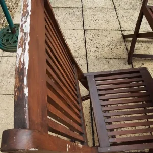 Garden table and 4 chairs - Image 5