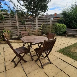 Garden table and 4 chairs