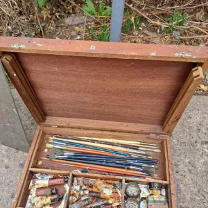 Vintage Artist Paint Box - Image 2