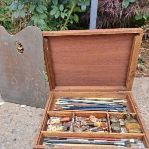 Vintage Artist Paint Box - Image 3