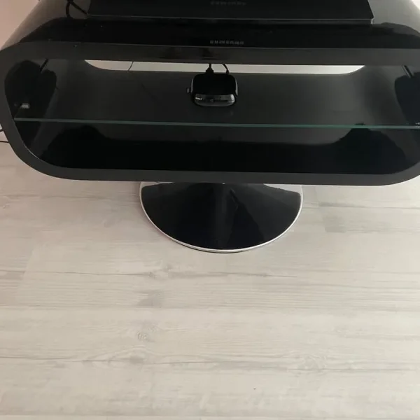 Tech Link black glass TV stand