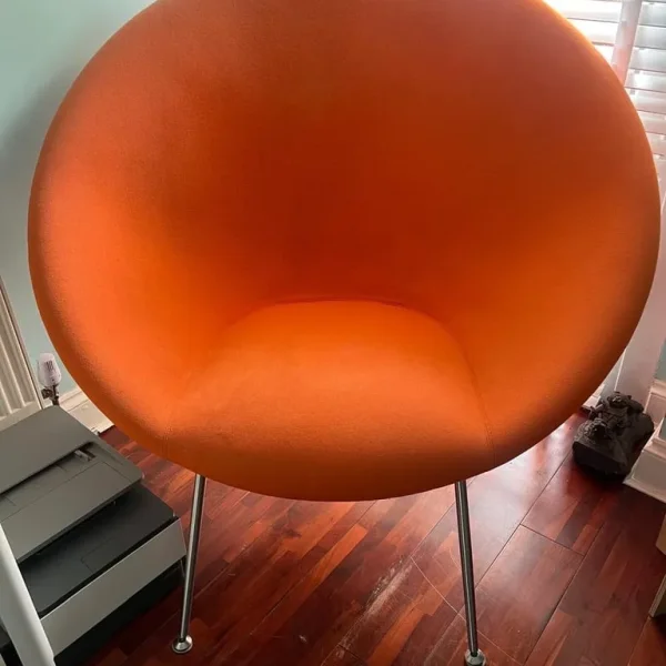 Philip Treacy Habitat 40th Anniversary Portrait Chair Limited Edition Wool Chair
