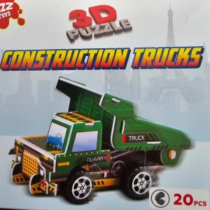 Kids 3D construction truck puzzles