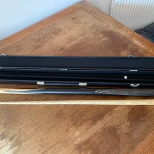 BCE Two Piece Ash Snooker/Pool Cue with Case