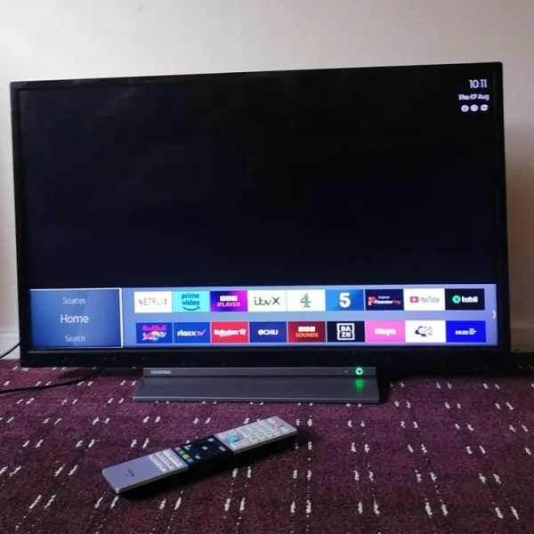 Toshiba 32 inch HD smart TV with WiFi and Freeview