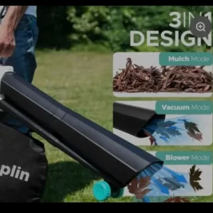 3-in-1 leaf blower with vacuum and collection bag - Image 3