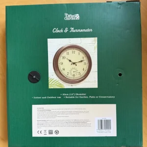 The Gifted Gardner clock and thermometer - Image 2